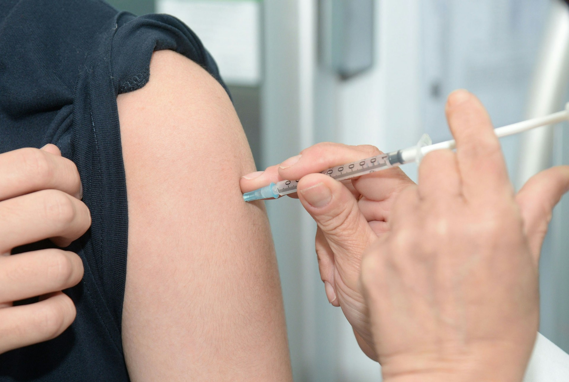 Injecting GLP-1 in the upper arm