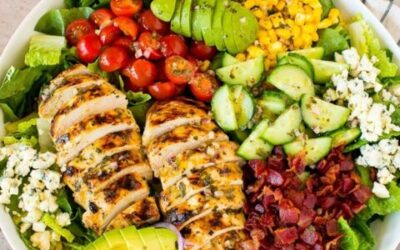 Protein Packed Grilled Chicken and Grilled Steak Salad