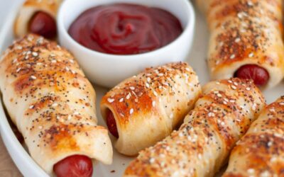 Summertime Fun: Turkey Dogs in a Blanket with Party Mix Beans